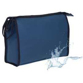 Kulturtasche aus Plane Washbag groß Damen Herren Elephant Hydro Classic wasserabweisend Large Kosmetiktasche Travel Reise Tasche Beautycase Kulturbeutel 4 L 12817 Auswahl + Beutel (Dark Blue (2))