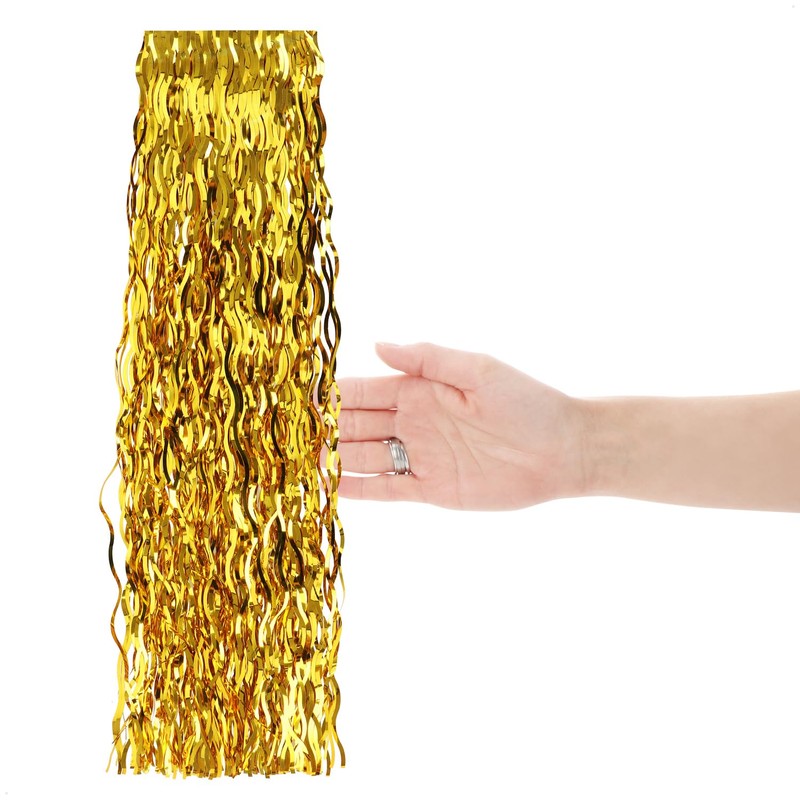 com-four® Tinsel – Coloured Tinsel Garland for Christmas – Christmas