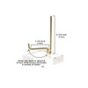 OnFireGuy 2-3/4" Acrylic Base Display Stand Easel With Adjustable Metal