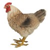Rustic Western Country Farm Light Brown Chicken Hen Figurine 4.5"