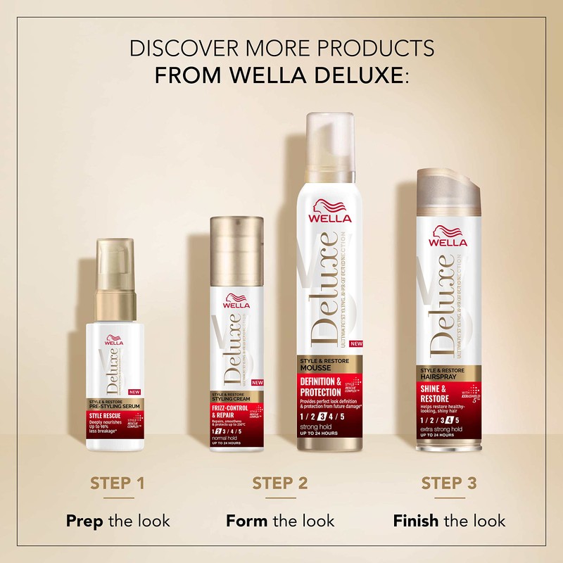 Wella Deluxe Frizz Control & Repair Styling Cream, 100ml