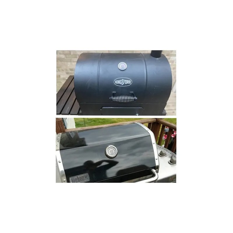 2x Termometro Horno Asador Parrilla 50 A 800c Tuerca 7cm