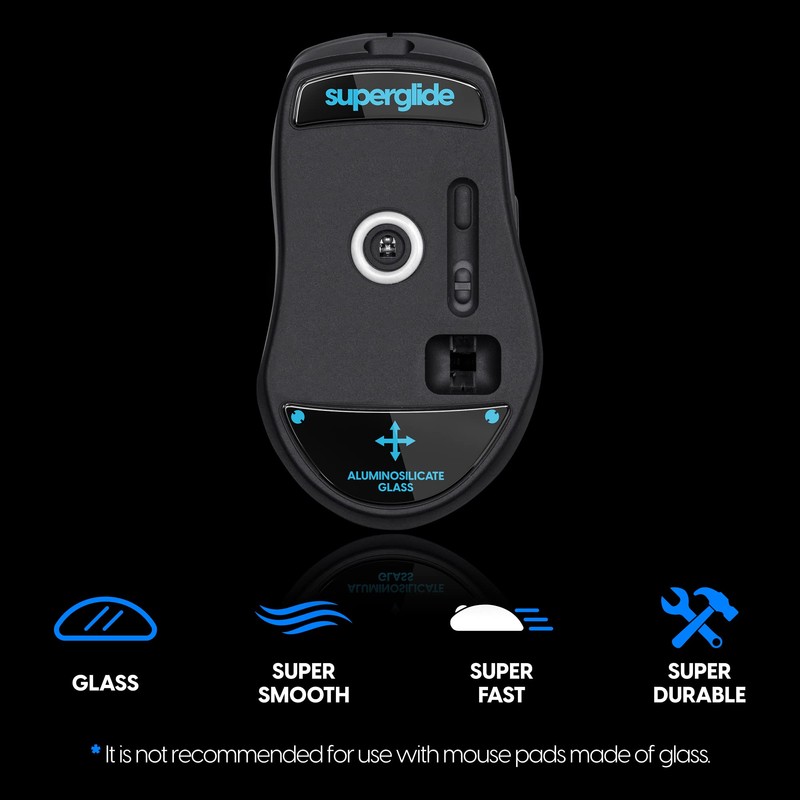 Superglide - Fastest and Smoothest Mouse Feet/Skates Made with Ultra