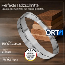 Orta Uddeholm Saw Blade - 2240 x 8 x 0.50 x 6 mm - Saw Blades / Band Saw Blade for Softwood Processing Saw Blade