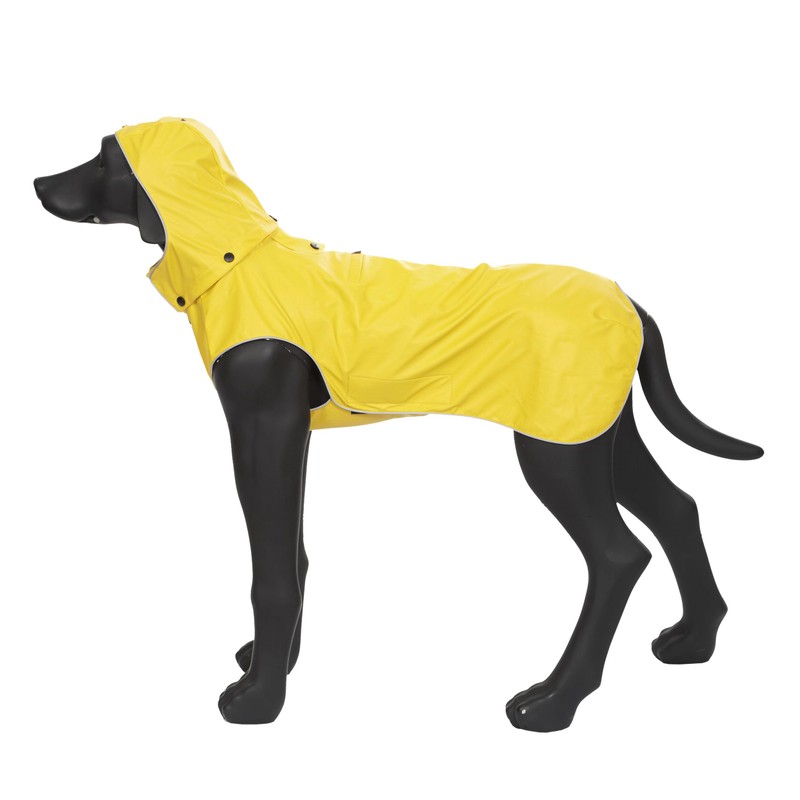 Rukka Pets Stream Raincoat for Dogs Yellow 80