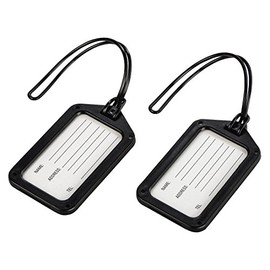 Hama Luggage Tag Set of 2 Black 00105322