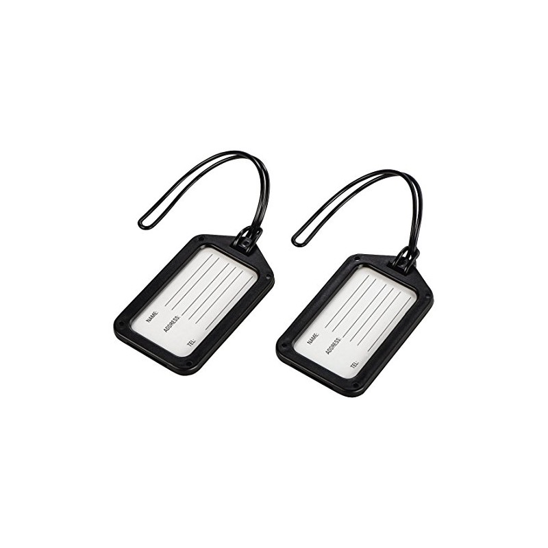 Hama Luggage Tag Set of 2 Black 00105322