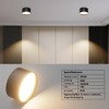 Klighten LED 18 W surface-mounted spotlight, round ceiling spotlights, surface-mounted
