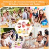Tetutor 425 Pack Plastic Dessert Cups with Lids and Spoons,