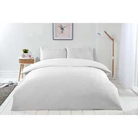 Emma Barclay Lyla Reversible Duvet Set in White - Single