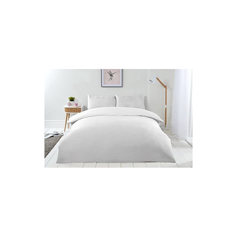 Emma Barclay Lyla Reversible Duvet Set in White - Single
