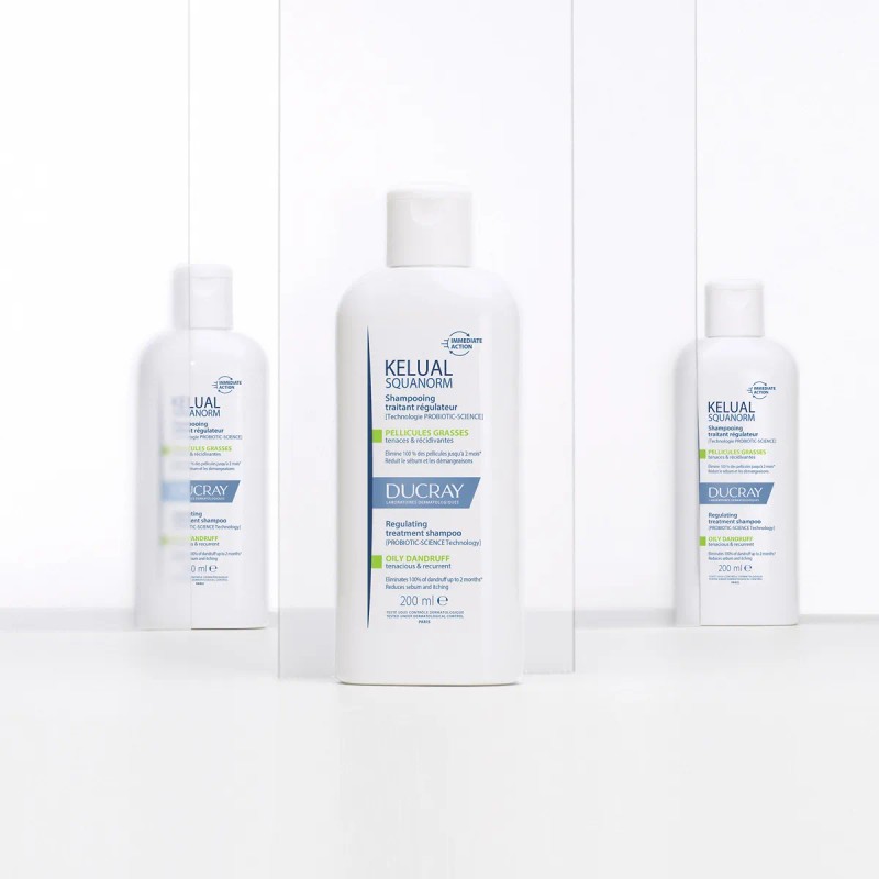 Shampoo Ducray Kelual Squanorm 200 ml para Caspa Grasa con