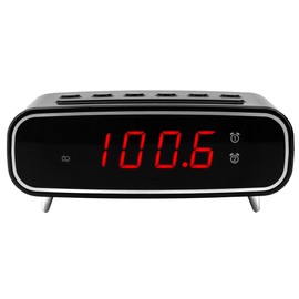 soundmaster UR111SW clock radio FM FM alarm clock Black