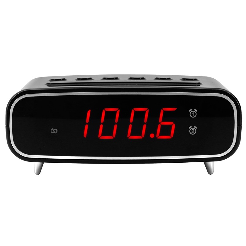 soundmaster UR111SW clock radio FM FM alarm clock Black