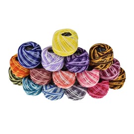 IWOWHERO Color Embroidery Thread Portable Cross Wiring Vibrant Crafting Threads for Sewing Beading and Jewelry Making for All Craft Projects
