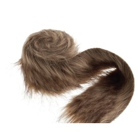 Sale - Brown Faux Fur Trim Roll - 80mm x 2m | Fabrics for Crafts