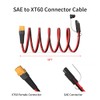 ELFCULB 12AWG XT60 to SAE Connector Extension Cable with SAE