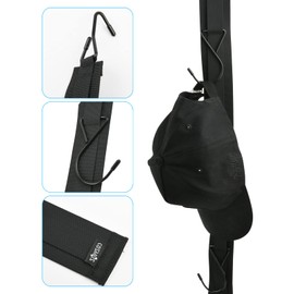 Cosmos Hockey Hanger Portable Ice Hockey Gear Hanging Dryig Strap Equipment Rack Drying Organizer Stap with 5 Hooks for Hockey Gifts & Home Outdoor Use in Skating Football Lacrosse Camping Fishing