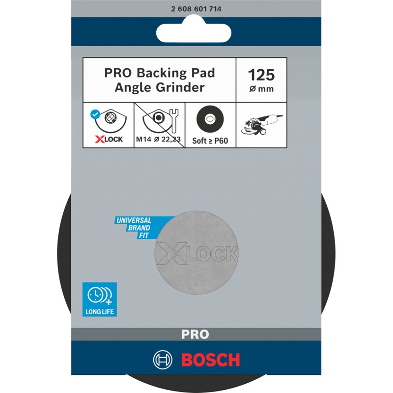 Bosch 1 x Pro Backing Pad for Small Angle Grinders,