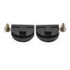 2PC Clips Left Side Battery Cover ABS Plastic for Harley