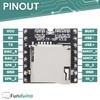 Funduino Mini MP3 Player MP3-TF-16P V3.0 DFPlayer Compatible with Arduino!
