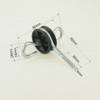 Sarini 10 Pcs Gate Anchor Insulator Double Sided Electric Fence