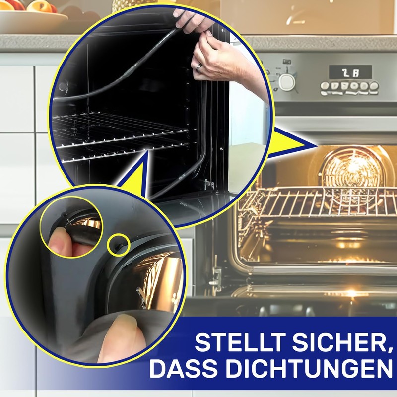 Oven Seal 400 x 290 mm with 4 Hooks with