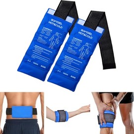 Paquetes de Hielo Médicos, Paquetes de Hielo Deportivos, Paquetes de gel Térmico Grandes, Paquetes de Frío Reutilizables, Paquete de 2