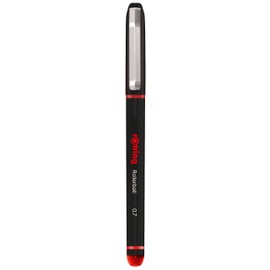 rOtring Rollerball Pen Fine Point (0.7 mm) for Clear Writing Red Ink 1 Count