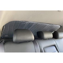 Rear Tailgate Window Sunshade Custom Fit for 2014 2015 2016 2017 2018 2019 2020 2021 2022 2023 2024 Infiniti Q50 Sedan, UV Reflector Sun Protection