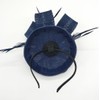 Coolwife Womens Fascinator Hat Sinamay Pillbox Flower Feather Tea Party