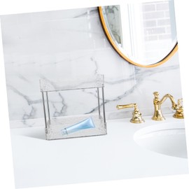 FELTECHELECTR Bathroom Countertop Storage Organizer Makeup Holder for Bathroom Kitchen Bedroom Dual Cosmetic Organizer for Efficient Storage and Easy Access