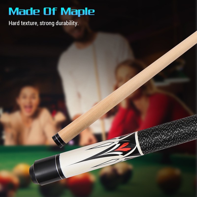 Pool Sticks 147cm / 57.9in Maple Fancy Nine-Ball Cue Double-Section Billiard