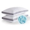 Meoflaw Cooling Pillows King Size Set of 2,Shredded Memory Foam