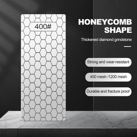 Dovhmoh 5pcs Diamond Grinding Wheel Set, Diamond Wrapping Plate Coarse/Medium/Fine Grit Sharpener, 400/600/800/1000/1200 Grit