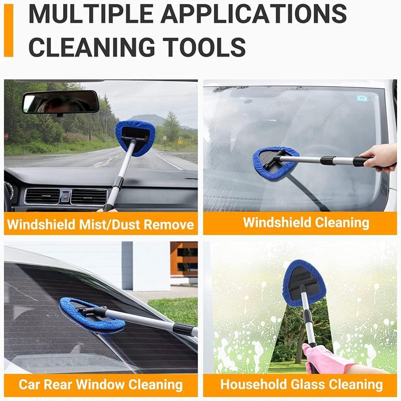 AstroAI Car Windshield Cleaner Tool, Inside with 4 Reusable and