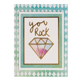 Spellbinders D-Lites Gems Die, Brown