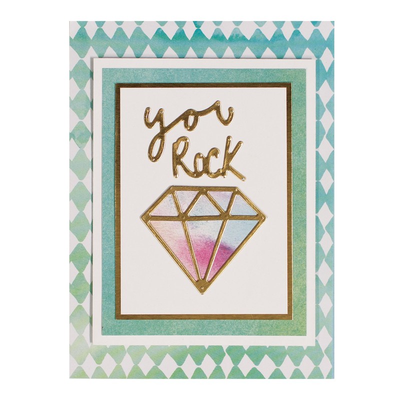 Spellbinders D-Lites Gems Die, Brown