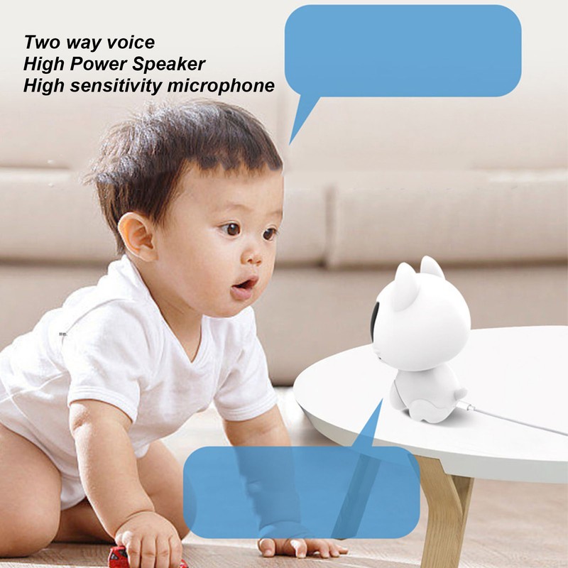 Wireless Security Camera Motion Detection Two Way Voice Robot Pet