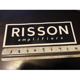 RISSON Amplifiers OEM Factory Sticker