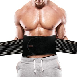 La Dearchuu Back Brace Lumbar for Men and Women Intervertebral Disc Belt The Sport Lumbar Support with Double Bands for Strong Compression - Breathable
