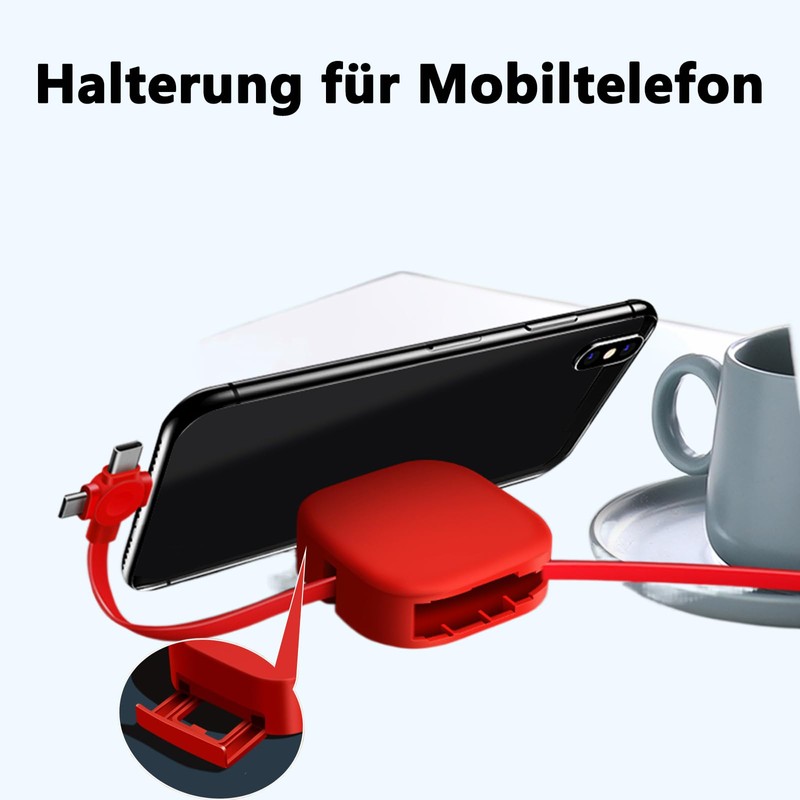 Gartmost 3-packs Drei in einem Ladekabel, 3 in 1 Ladekabel