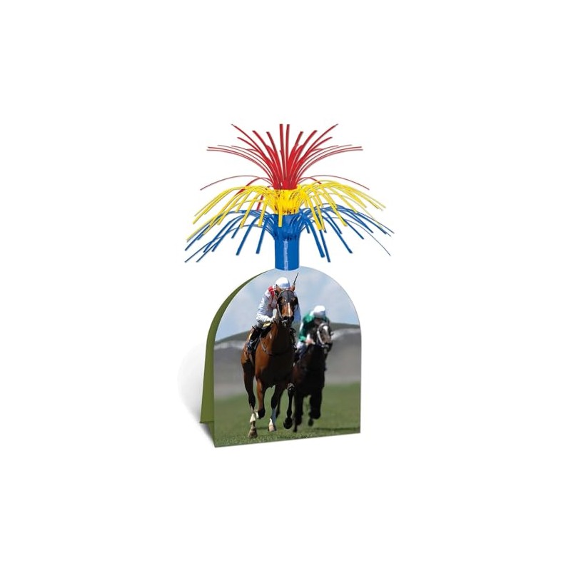 Beistle Horse Racing Centerpiece