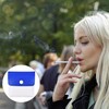 Portable Pocket Ashtray Pouch 4 Pieces Reusable Fireproof PVC Odour-Proof