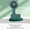 Desktop Fan Portable 90° Oscillating Electric Fan 3 Speed Adjustment