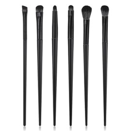 6pcs Eyeshadow Brushes, Eye Makeup Brush Set, Eyeliner Eyebrow Blending Concealer Brush Eye Shadow Brushes Face Make Up Tools for Defining Smudging Shading, Ultra-soft, Beech Wood Handle