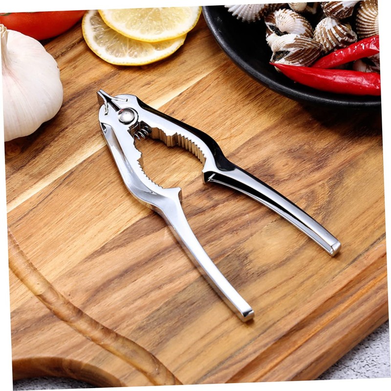 Alipis Sturdy Clam Opener Seafood Device Oyster Sucker Zinc Alloy