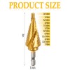 3/16"-7/8" Step Drill Bit | Compatible with DeWalt DWA1786IR -