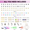Redtwo Friendship Bracelet Kit Concert Bracelets Merch, 2 boxs 7200pcs