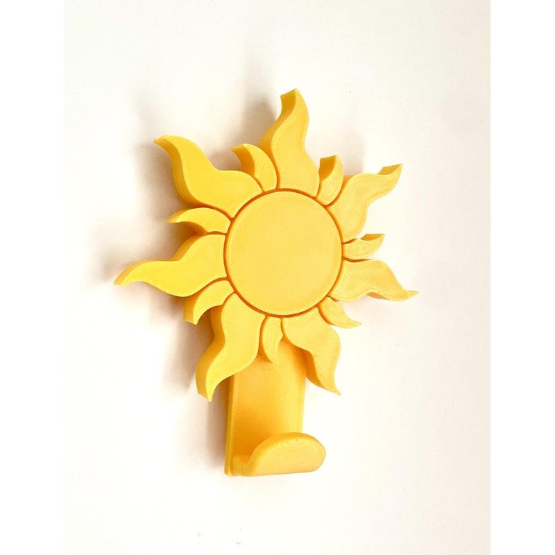Decorative Golden Sun Flower Cruise Ship Cabin Magnetic Hooks -